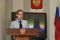 Конференция .С докладом выступает курсант Васькова К.  2016г